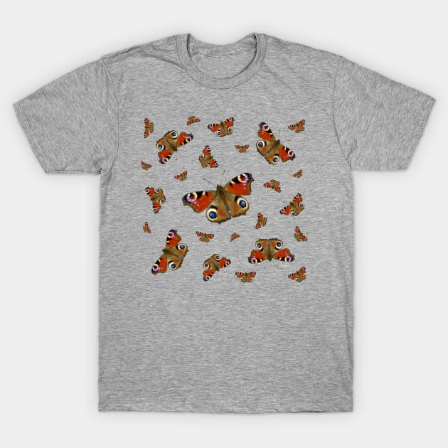 Peacock Butterfly design art work T-Shirt by Simon-dell